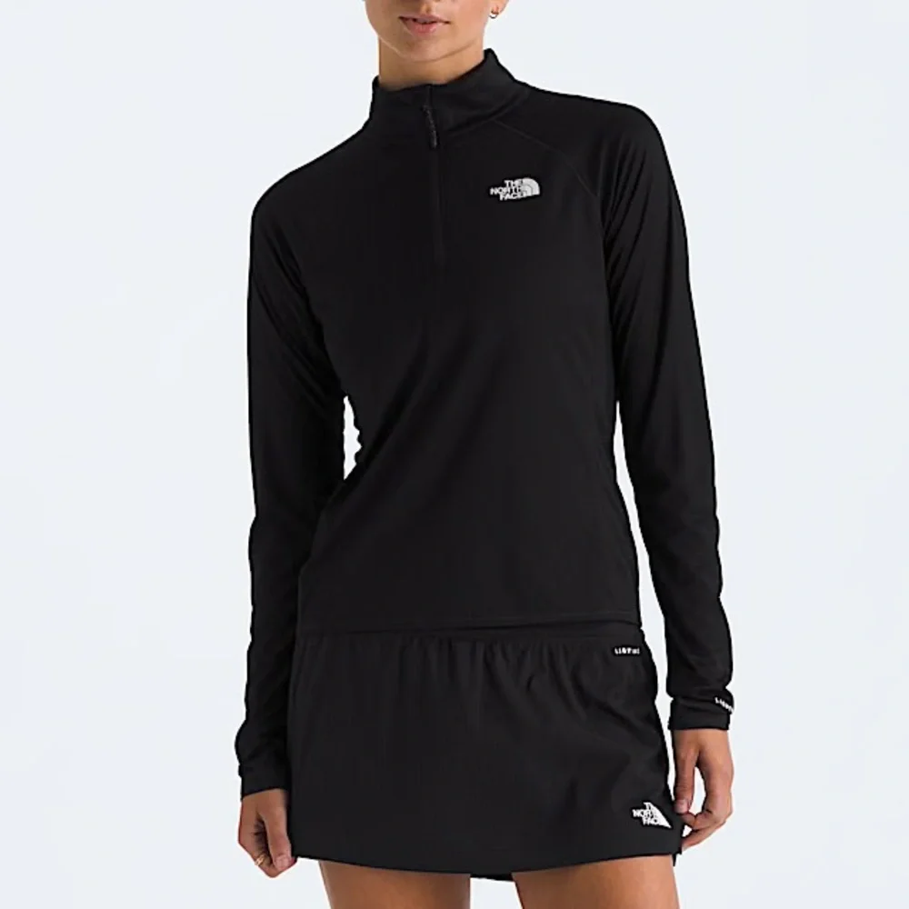 THE NORTH FACE Fleece Quarter Zip Jacket Sweater Size XS Black